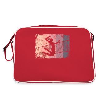 Volleyball Joueur Retro Beach Volleyball - Sac Retro - rouge/blanc - Dos