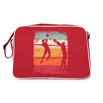 Volleyball Joueur Retro Beach Volleyball - Sac Retro - rouge/blanc - Dos