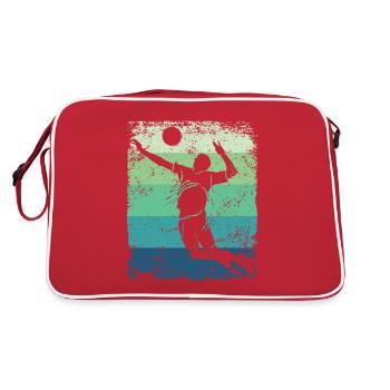 Volleyball Joueur Retro Beach Volleyball - Sac Retro - rouge/blanc - Dos
