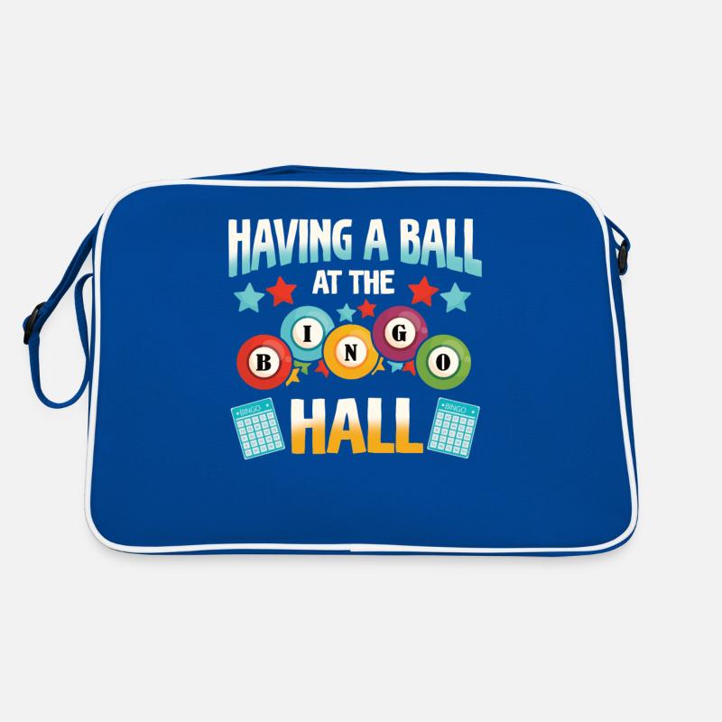 A ball in the bingo hall Funny bingo Retro Bag