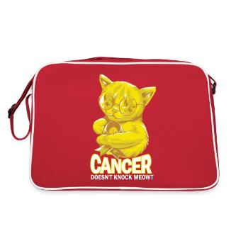 Cancer doesn't beat bladder cancer - Retro Bag - red/white - Back