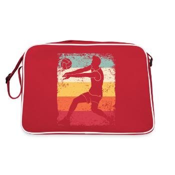Volleyball Joueur Retro Beach Volleyball - Sac Retro - rouge/blanc - Dos