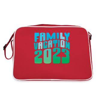 Summer family holidays 2023 - Retro Bag - red/white - Back