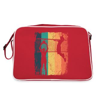 Volleyball Joueur Retro Beach Volleyball - Sac Retro - rouge/blanc - Dos