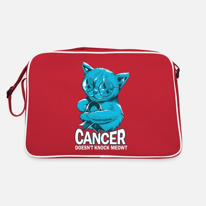 Krebs Katze Prostatakrebs Retro Tasche