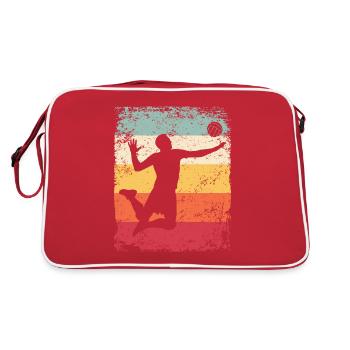 Volleyball Joueur Retro Beach Volleyball - Sac Retro - rouge/blanc - Dos