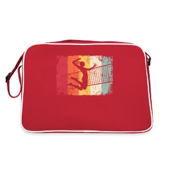Volleyball Joueur Retro Beach Volleyball - Sac Retro - rouge/blanc - Dos