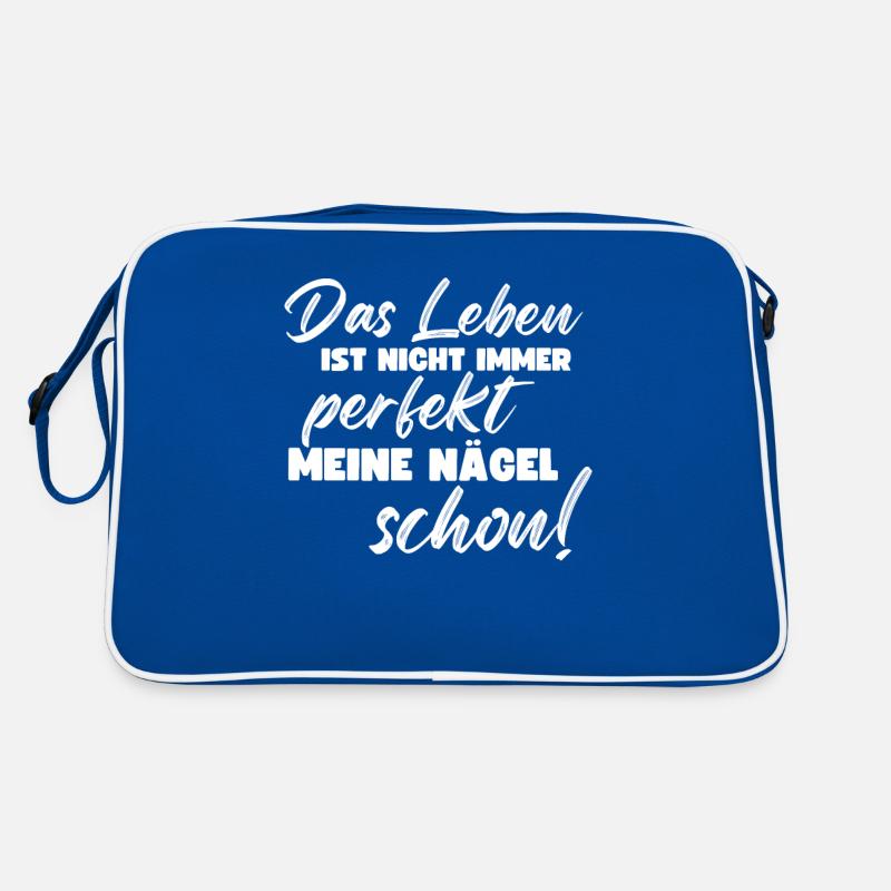 Das Leben Ist Nicht Immer Perfekt Nageldesignerin Retro Tasche