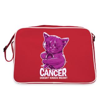 Cat honore un soignant spécialisé dans le cancer - Sac Retro - rouge/blanc - Dos