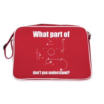 Which part of the Aresti aerobatic maneuvers - Retro Bag - red/white - Back