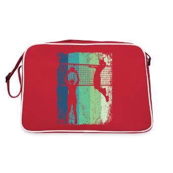 Volleyball Joueur Retro Beach Volleyball - Sac Retro - rouge/blanc - Dos