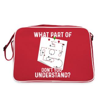 Which part of the Aresti aerobatic maneuvers - Retro Bag - red/white - Back