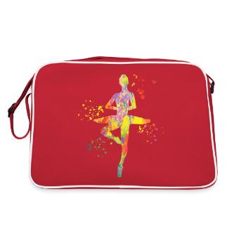 Ballet Danseuse Colorsplash Ballerina - Sac Retro - rouge/blanc - Dos