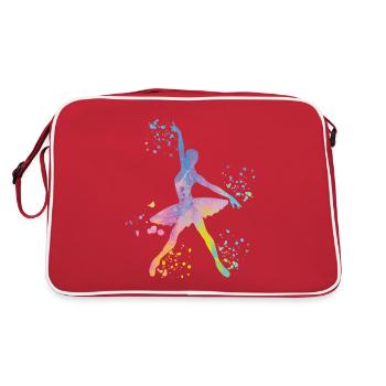 Ballet Danseuse Colorsplash Ballerina - Sac Retro - rouge/blanc - Dos