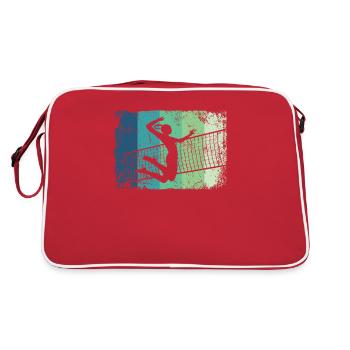Volleyball Joueur Retro Beach Volleyball - Sac Retro - rouge/blanc - Dos