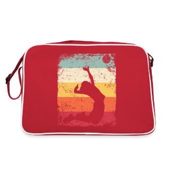 Volleyball Joueur Retro Beach Volleyball - Sac Retro - rouge/blanc - Dos