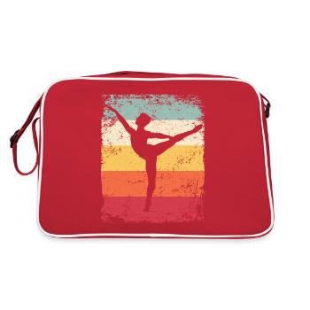 Ballet Danseur Vintage Man Ballerino - Sac Retro - rouge/blanc - Dos