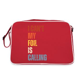 Wing Foil Wingsurfing Foil Wing - Retro Bag - red/white - Back