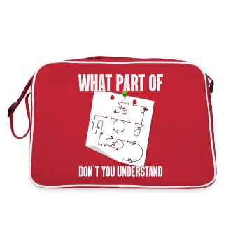 Don't you understand aerobatic Aresti figures - Retro Bag - red/white - Back