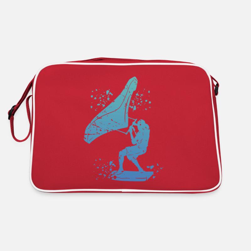 Wing Foil Wingsurfing Man Foil Wing - Sac Retro - rouge/blanc