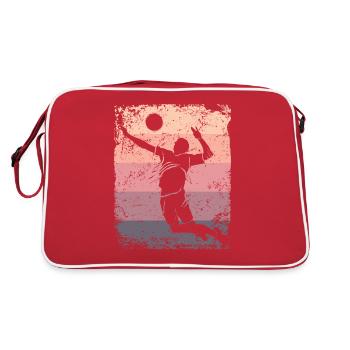 Volleyball Joueur Retro Beach Volleyball - Sac Retro - rouge/blanc - Dos
