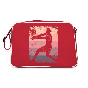 Volleyball Joueur Retro Beach Volleyball - Sac Retro - rouge/blanc - Dos