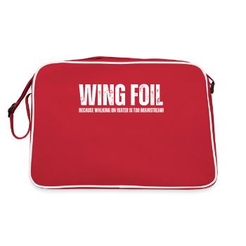 Wing Foil Wingsurfing Retro Foil Wing - Retro Bag - red/white - Back