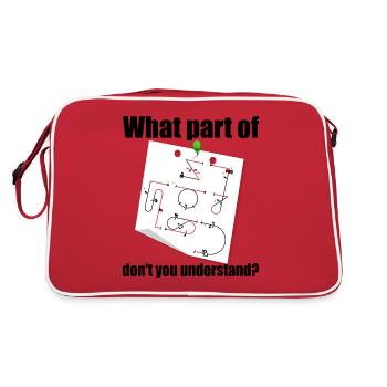 Which part of the Aresti aerobatic maneuvers - Retro Bag - red/white - Back