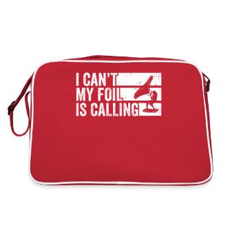 Wing Foil Wingsurfing Foil Wing - Retro Bag - red/white - Back