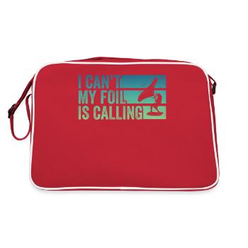 Wing Foil Wingsurfing Foil Wing - Retro Bag - red/white - Back
