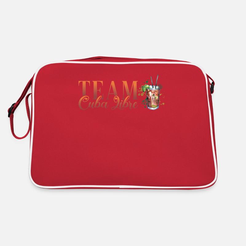 Team Cuba Libre Cocktail Bartender Retro Bag