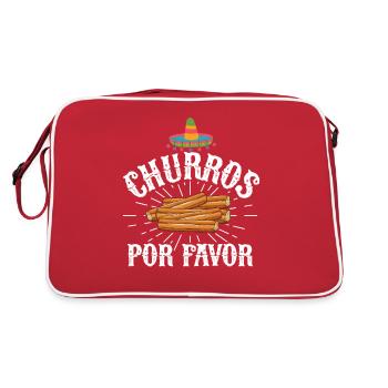 Churros Por Favor Churro mexicain vintage - Sac Retro - rouge/blanc - Dos
