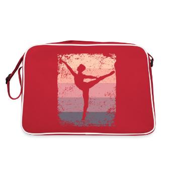 Ballet Danseur Vintage Man Ballerino - Sac Retro - rouge/blanc - Dos