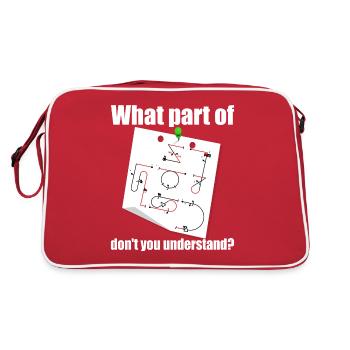 Which part of the Aresti aerobatic maneuvers - Retro Bag - red/white - Back