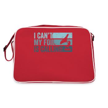 Wing Foil Wingsurfing Foil Wing - Retro Bag - red/white - Back