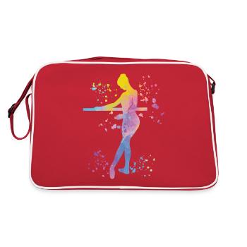 Ballet Danseuse Colorsplash Ballerina - Sac Retro - rouge/blanc - Dos