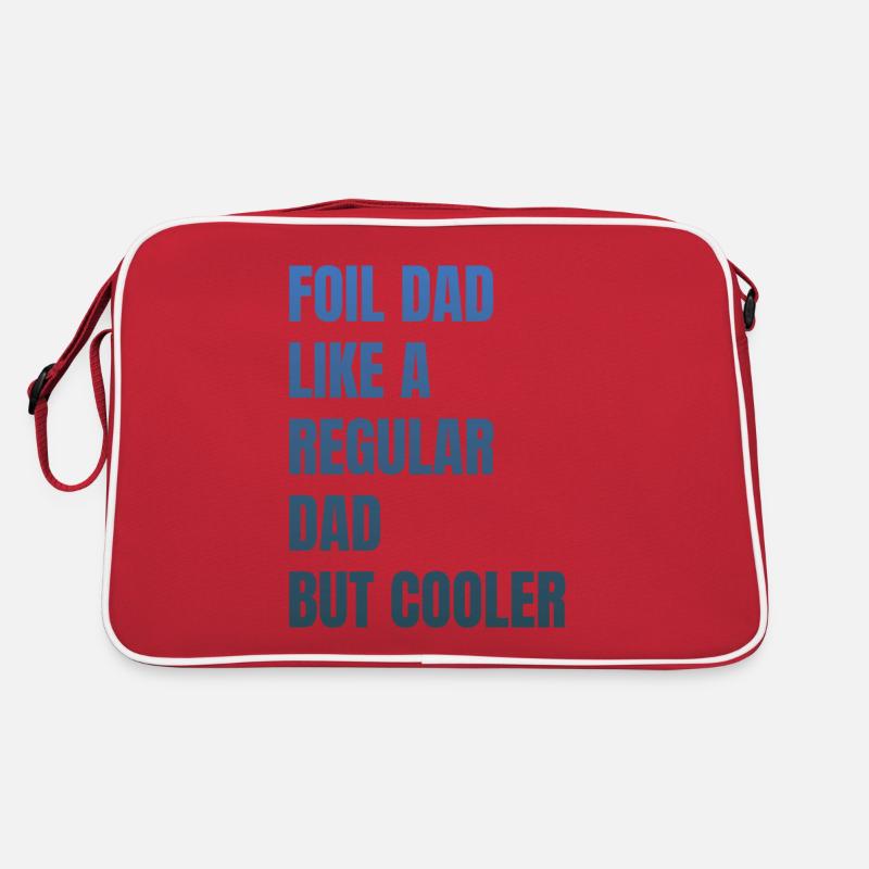 Foil Dad Wing Foil Wingsurfing Foil Wing - Retro Tasche - Rot/Weiß