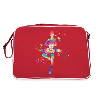 Ballet Danseuse Colorsplash Ballerina - Sac Retro - rouge/blanc - Dos