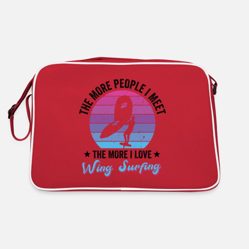 Plus je rencontre de gens, plus je surfe sur les ailes Sac Retro