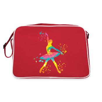 Ballet Danseuse Colorsplash Ballerina - Sac Retro - rouge/blanc - Dos