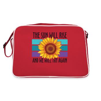 Suicide Prevention Sunflower - Retro Bag - red/white - Back