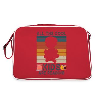Tous les enfants cool lisent les enseignants - Sac Retro - rouge/blanc - Dos