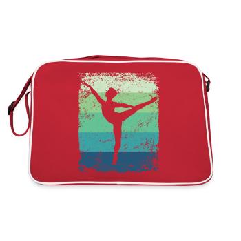 Ballet Danseur Vintage Man Ballerino - Sac Retro - rouge/blanc - Dos