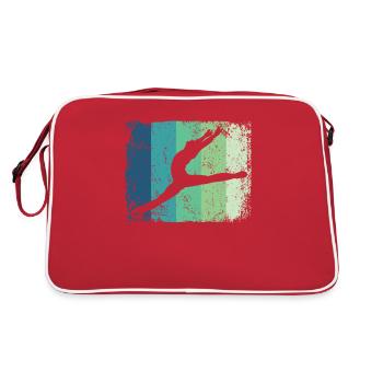 Ballet Danseur Vintage Man Ballerino - Sac Retro - rouge/blanc - Dos