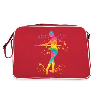 Ballet Danseuse Colorsplash Ballerina - Sac Retro - rouge/blanc - Dos