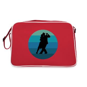 Tango Argentin Danse Milonga Vals - Sac Retro - rouge/blanc - Dos