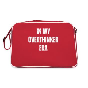 In My Overthinker Era Overthink - Retro Bag - red/white - Back