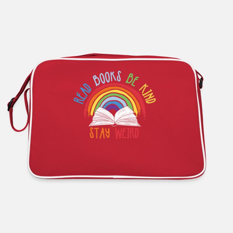 Reading Books Friendly Being Crazy Reading Retro Bag