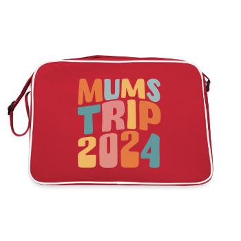 Mums Trip 2024 - Retro Bag - red/white - Back