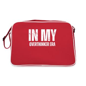 In My Overthinker Era Overthink - Retro Bag - red/white - Back